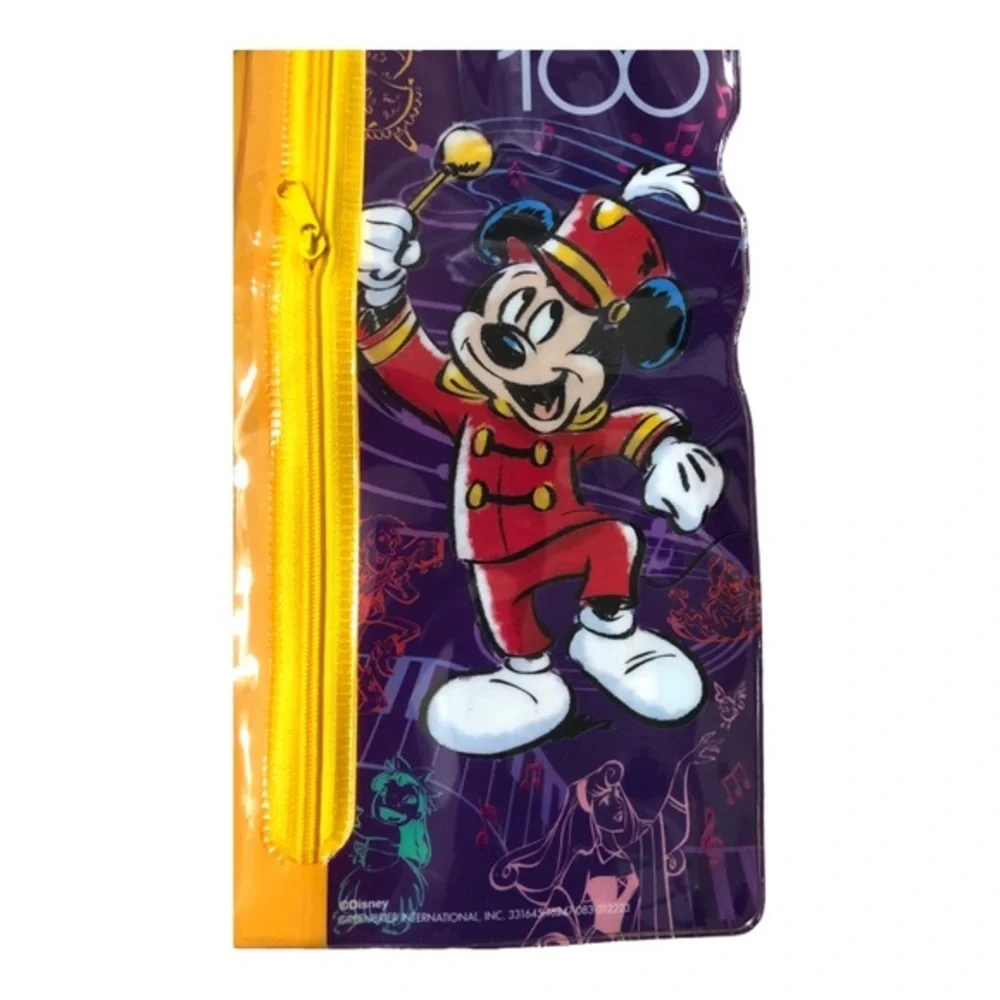 2‎ Disney 100th Anniversary Mickey Mouse & Disney characters pencil case pouch